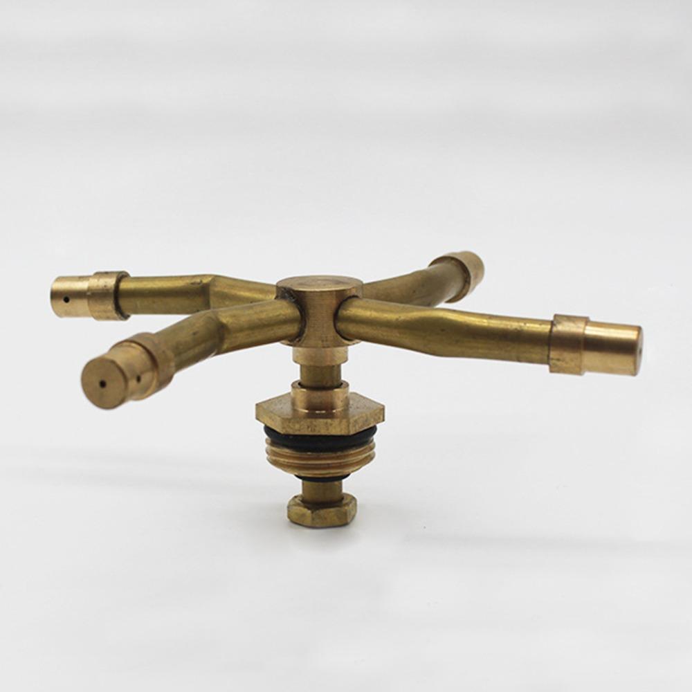2PCS Copper Irrigation System Sprinkler G1/2 Thread Garden Sprinkler  Flower Bed Irrigation