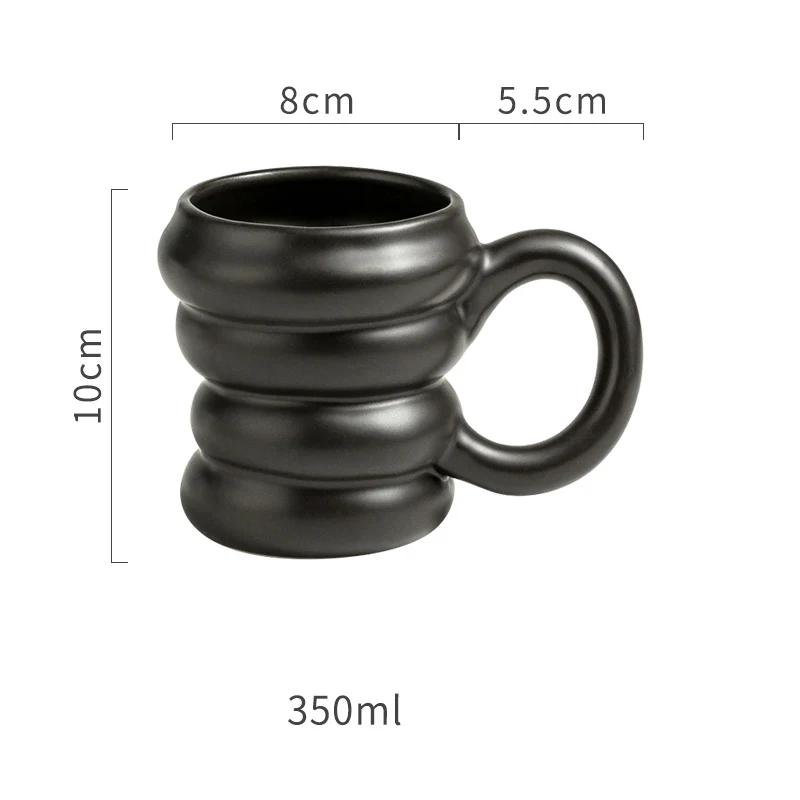 Fashionable Cute Ceramic Mouthwash Cups Light Luxury Creative Bathroom Storage Mouthwash Cup Home  High End Exquisite Mugs