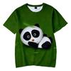 Kawaii Panda T-shirt 3D Print Short Sleeve O-neck Tees Casual Boys/Girls T Shirt Oversized Vintage Unisex Clothing