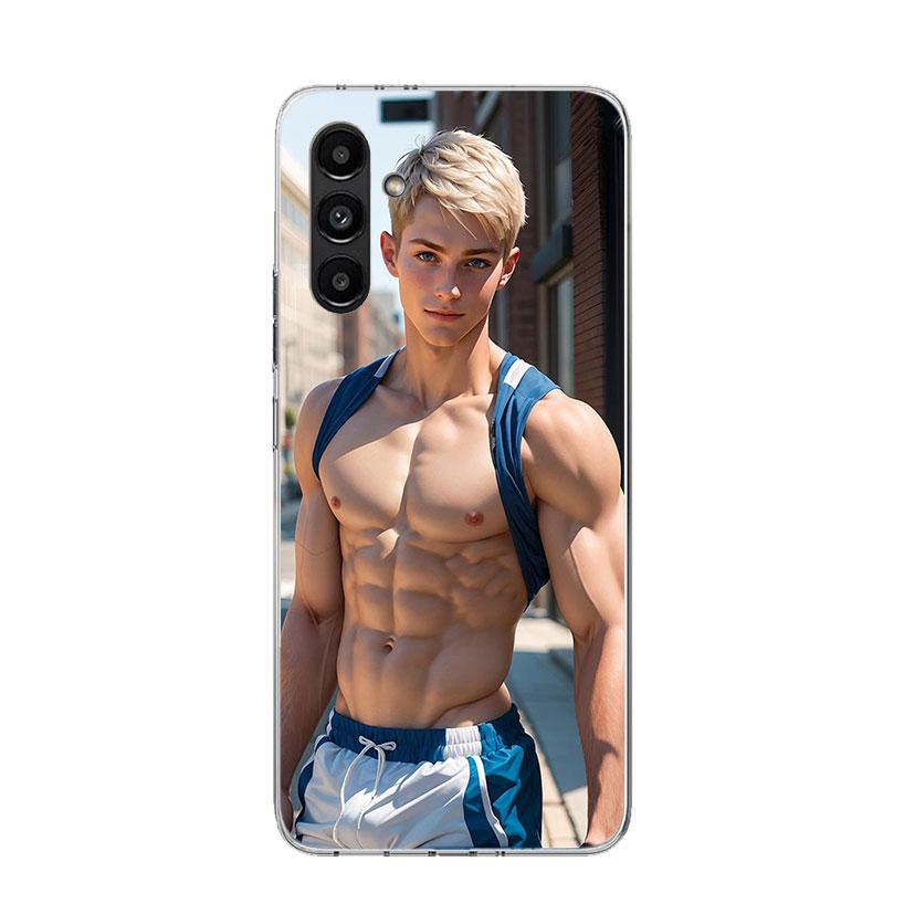 Sexy Muscle Man Gay Fitness Phone Case For Samsung Galaxy A17 A16 A14 A15 A13 A57 A56 A54 A55 A53 A37 A36 A34 A35 A33 A26 A24 A2