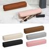 Small Pencil Case Portable Pen Holder Box Leather Pencil Bag Pen Pouches Travel Makeup Bag For School Office Travel