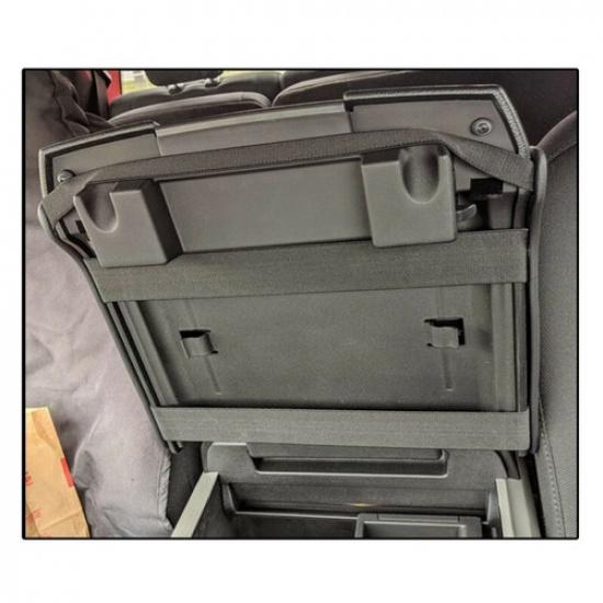 Center Console Cover for Ford F150 2015- Armrest Cover Pad Replacement Black