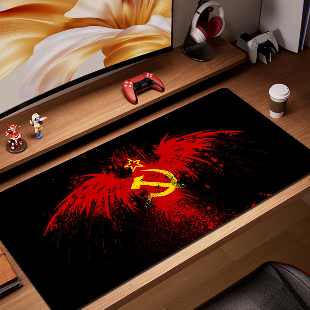 XXL Mouse Pad Flag of URSS Mouse Pad Non-slip Rubber Gamer Balance Computer Mat Decoracion Deskmat Laptop Office Large