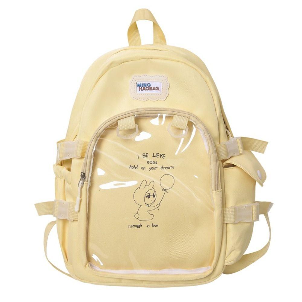 Nylon Transparent Handbags PVC Satchels Bag New Design Shoulder Bag  Teenage Girls