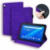Подходит для планшета Lenovo Tab 10,1 дюйма 2026 года, кожаный чехол-книжка с держателем для карт, тиснение под кожу, M10 3-го поколения