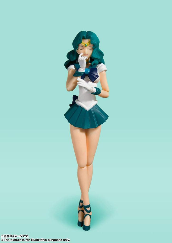 TAMASHII NATIONS Sailor Moon Sailor Neptune Color 150mm Painted Movable Figure BAS61281 S.H.Figuarts -Animation Edition- Approx. ABS&PVC