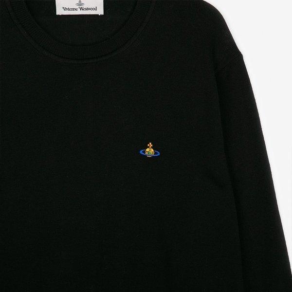 Vivienne WeStwood Men S Black Knit Logo Embroidery 2701000o Y0010 N401