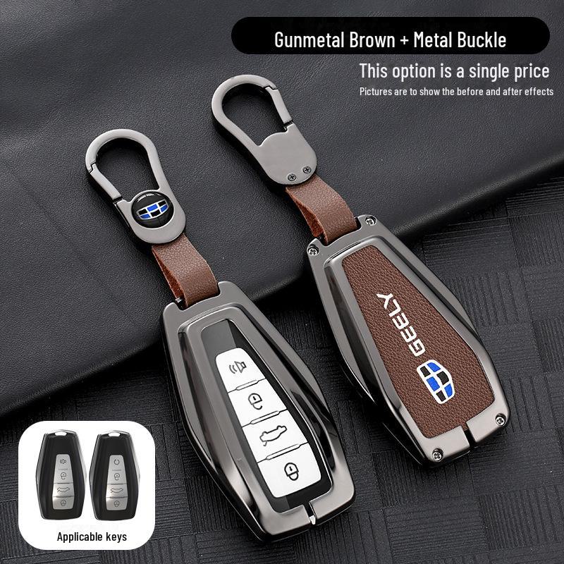 Geely Car Key Cover for Xingyue L, Emgrand GS (4th Gen), Binyue, Xingrui, Binrui, Vision X6, Boyue X