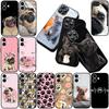 Чехол для Xiaomi Poco C75 C65 C85 X7 X6 M8 F7 F8 Ultra F6 Pro MI PocoF7 Корпус Силиконовый Чехол для Телефона Лапа Французский Бульдог Собака Искусство