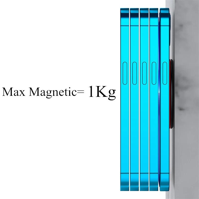 Magnetic Ring Holder For iPhone 14 13 12  Magnet Wall Mobile Phone Holder Magnetic Magsafe Car Phone Stand for Ipad