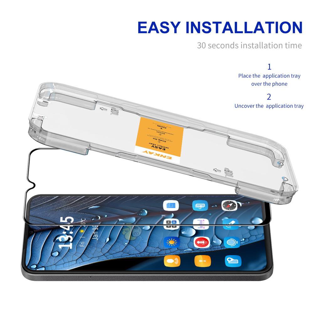 Для Samsung Galaxy A26 5G HD Прозрачная Пленка ENKAY HAT PRINCE Защитное Стекло для Экрана с Инструментом для Установки