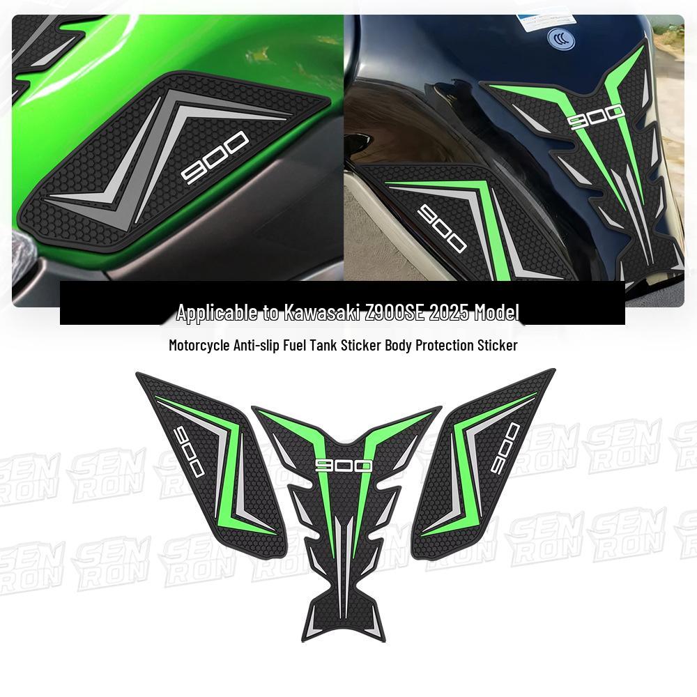 Kawasaki Z900 SE Модель 2025 года Противоскользящая наклейка для защиты топливного бака