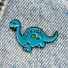 New Enamel Pin Animal Dinosaur with Saying Metal Plug Gift Birthday 1 Piece