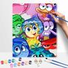 Disney Inside Out digital oil painting diy handpainted coloring painting home decoration gift wall art character room decor craft set