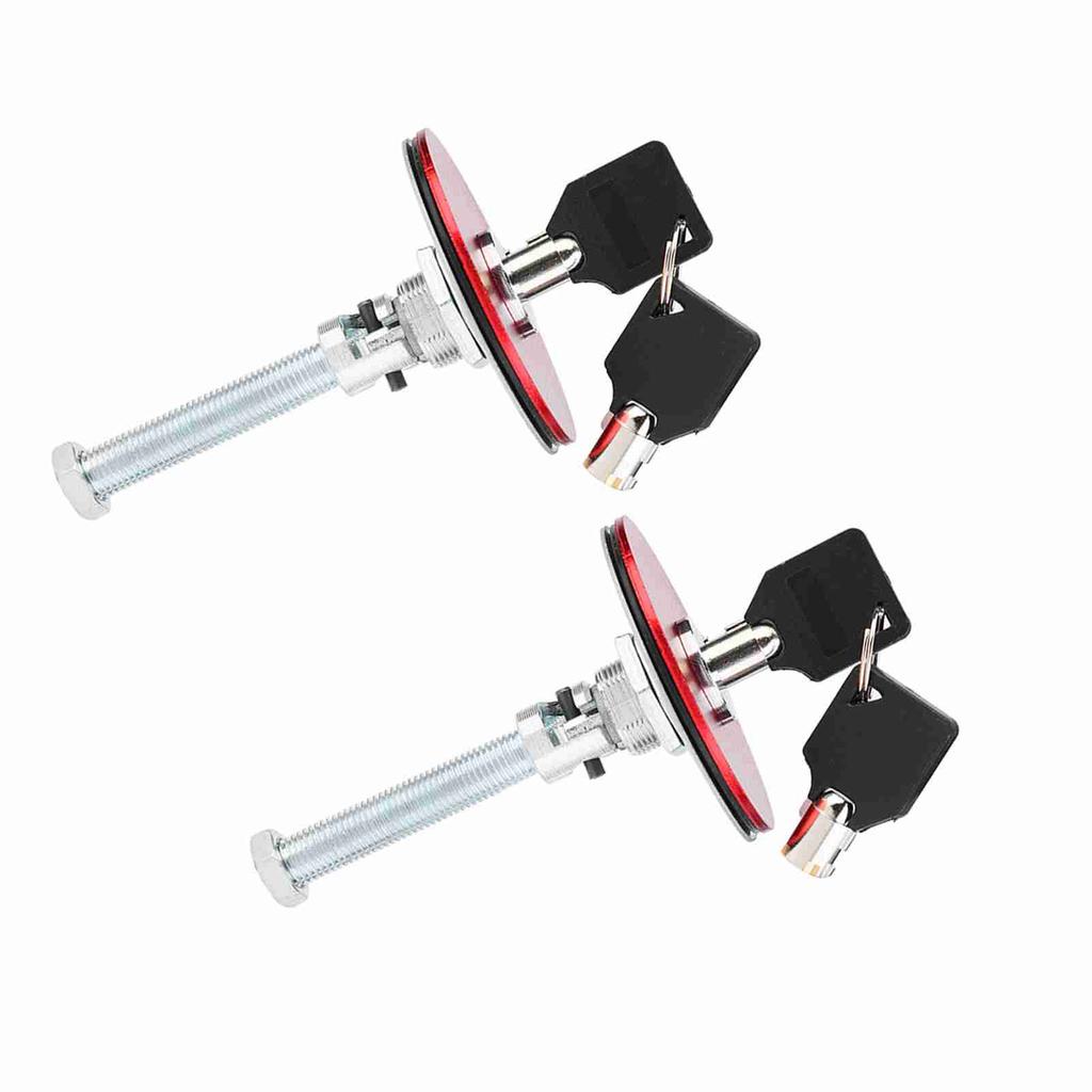 Универсальный замок капота автомобиля, комплект штифтов, предохранительная защелка (красный)