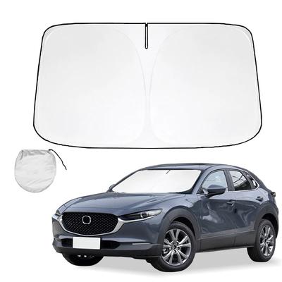 Для Mazda CX30 CX-30 Солнцезащитный козырек на лобовое стекло Защитный козырек от солнца Складной Блокирует УФ-лучи Сохраняет ваш автомобиль прохладнее