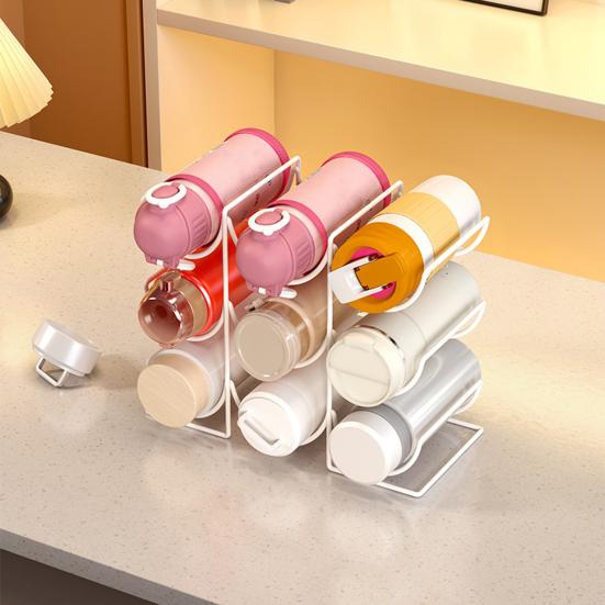 Складная стойка для хранения бутылок с водой, кухонный шкаф, столешница, большая емкость, держатель для кружек, дорожных кружек