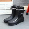 Мужские резиновые сапоги, обувь для шеф-повара, обувь для рыбалки, повседневная водонепроницаемая удобная модная нескользящая прочная износостойкая трендовая обувь большого размера