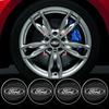 4pcs Car Wheel Center Hub Cap Rim Cover Emblem Decal for Mustang Mondeo Focus Fiesta Escape Kuga Ecosport Ranger