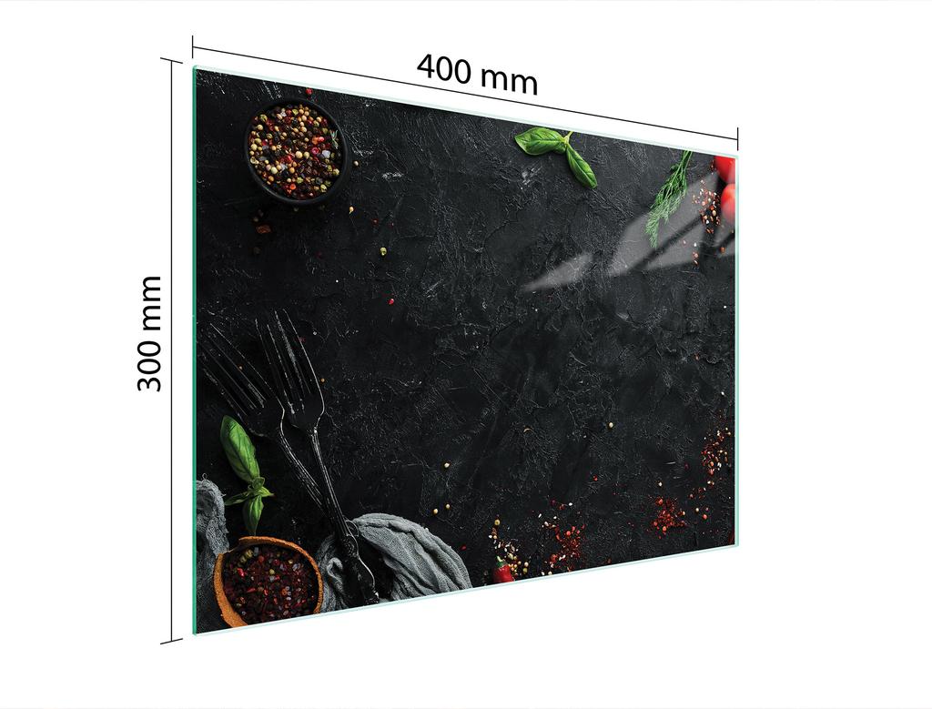 СТЕКЛЯННАЯ ДОСКА ДЛЯ НАРЕЗКИ 40x30 СЛАНЕЦ