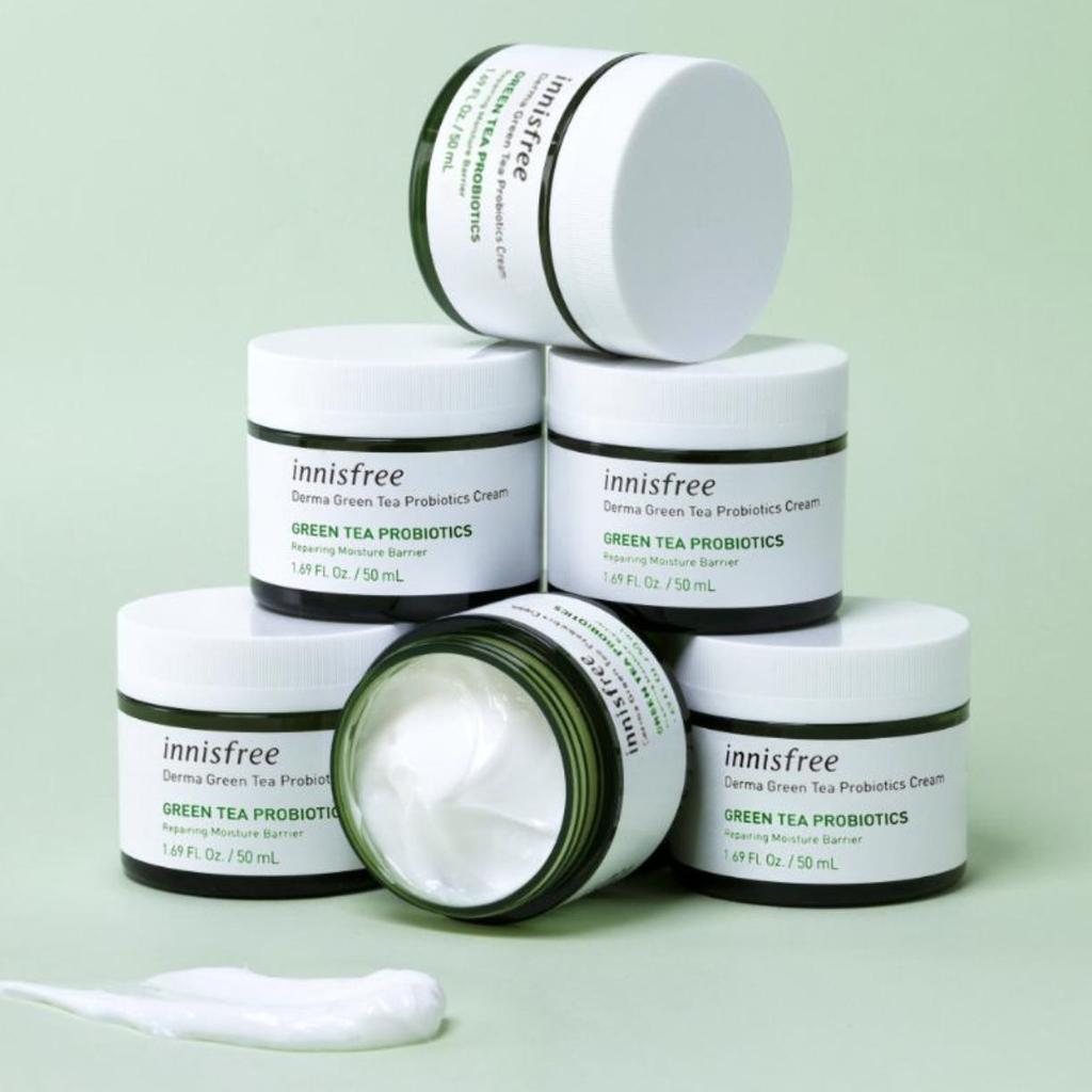 Innisfree Крем с пробиотиками Derma Green Tea 50 мл