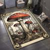 Ковер с принтом красных грибов разных размеров для спальни, гостиной, прикроватный, под диван, напольный коврик, современный домашний декор, коврик для зонирования, большой размер
