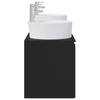 Bathroom Cabinet Set 3 pcs Black 161.5 x 44.5 x 82 cm