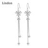 Lindon Copper Alloy Zircon Earrings Drop Earrings For Women Wedding Party Gifts