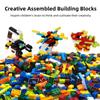 Малый размер Строительные блоки Кирпич Красочные насыпные кирпичи Базовые пластины Совместимые DIY Блок Интерактивные игрушки Для детей Подарки