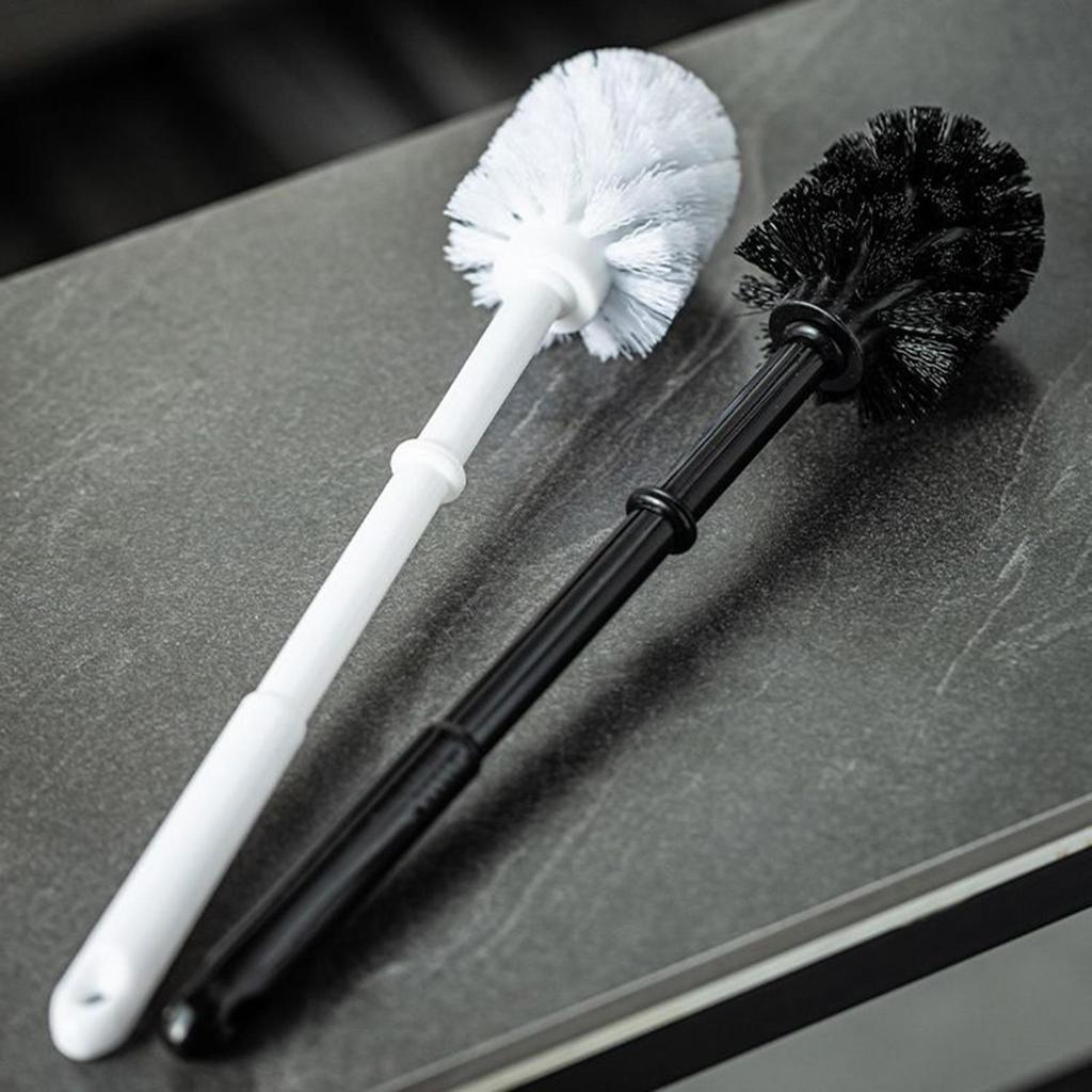 Cat Toilet Brush Holder and Scrubber Toilet Bowl Brush Cute Ceramic Holder for Corner Maintenance Household RV Crevice Hygiene