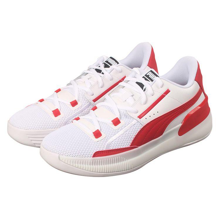 Puma Мужские кроссовки Clyde Hardwood Team High Risk Red белые 194454-04