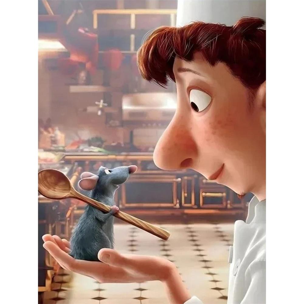 Disney Алмазная живопись Пищевое приключение 5D DIY набор для взрослых Искусство и ремесла Домашний декор и подарки
