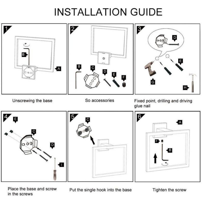 Кольцо для полотенец для ванной комнаты, держатель для полотенец из нержавеющей стали, настенные вешалки для полотенец для кухни, принадлежности для ванной комнаты
