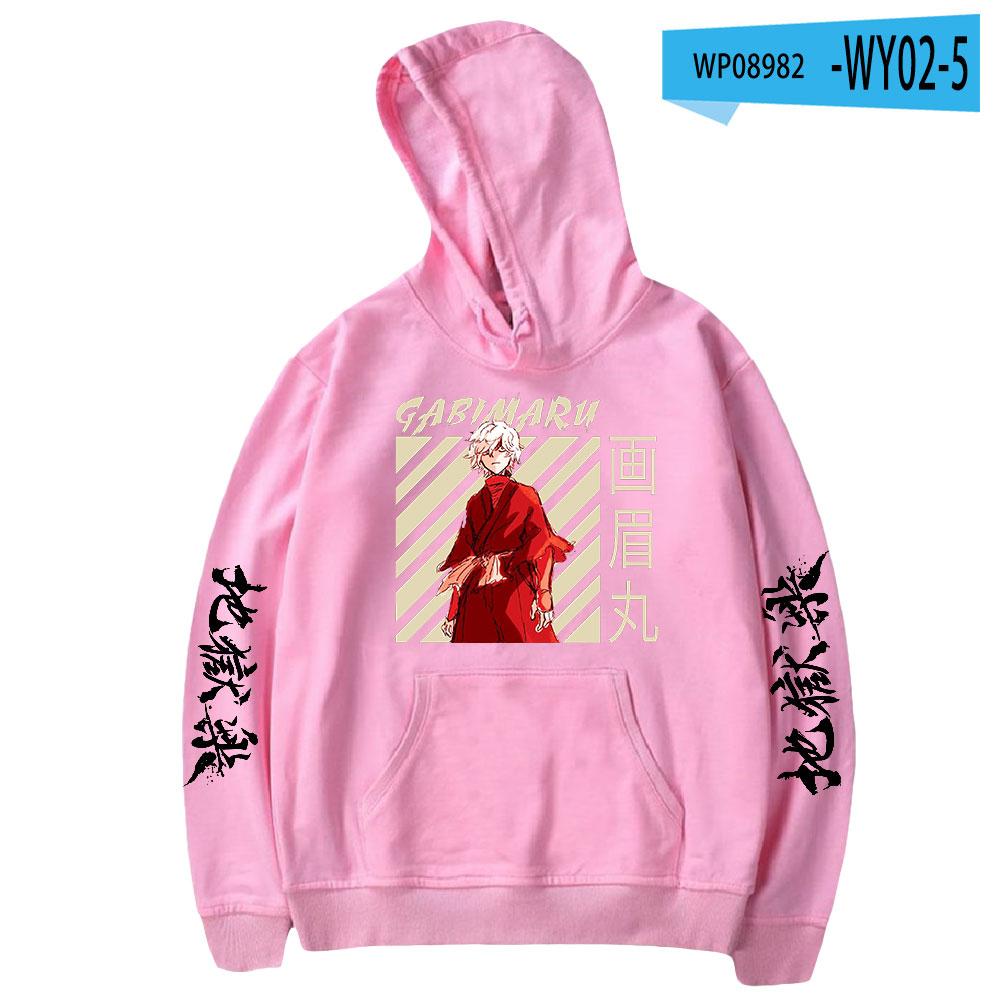 2023 Jigoku Raku Габимару Аниме Худи с длинным рукавом Женская Мужская Толстовки Харадзюку Уличная одежда Jigokuraku Манга Одежда худи
