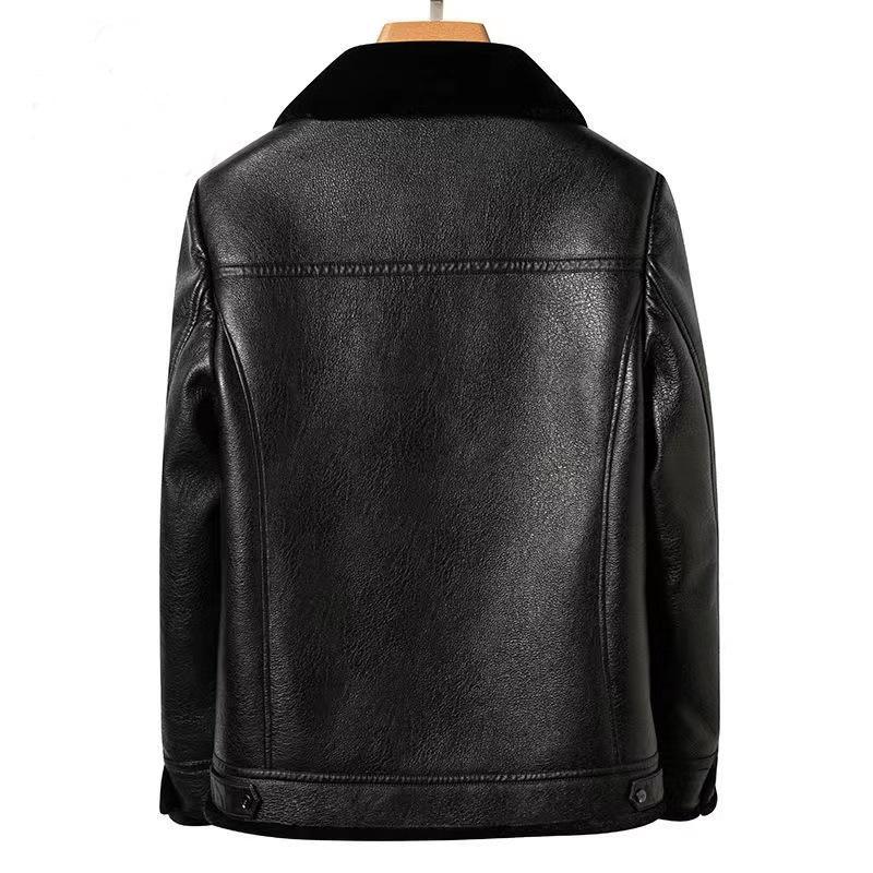 Мужская куртка из натуральной кожи, зимняя бархатная утепленная золотистая норковая бархатная куртка из воловьей кожи с лацканами, цельная мужская меховая куртка