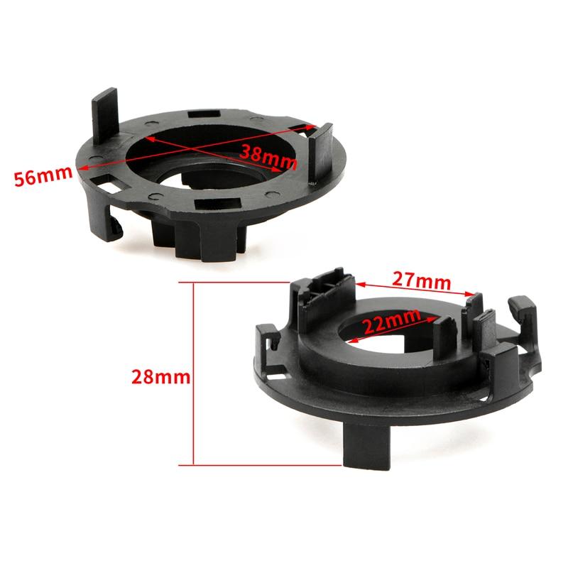 2 шт. H7 светодиодный цоколь лампы фиксаторы для Hyundai Mistra New Tucson KIA Carnival автомобильные фары держатель адаптера розетки комплекты