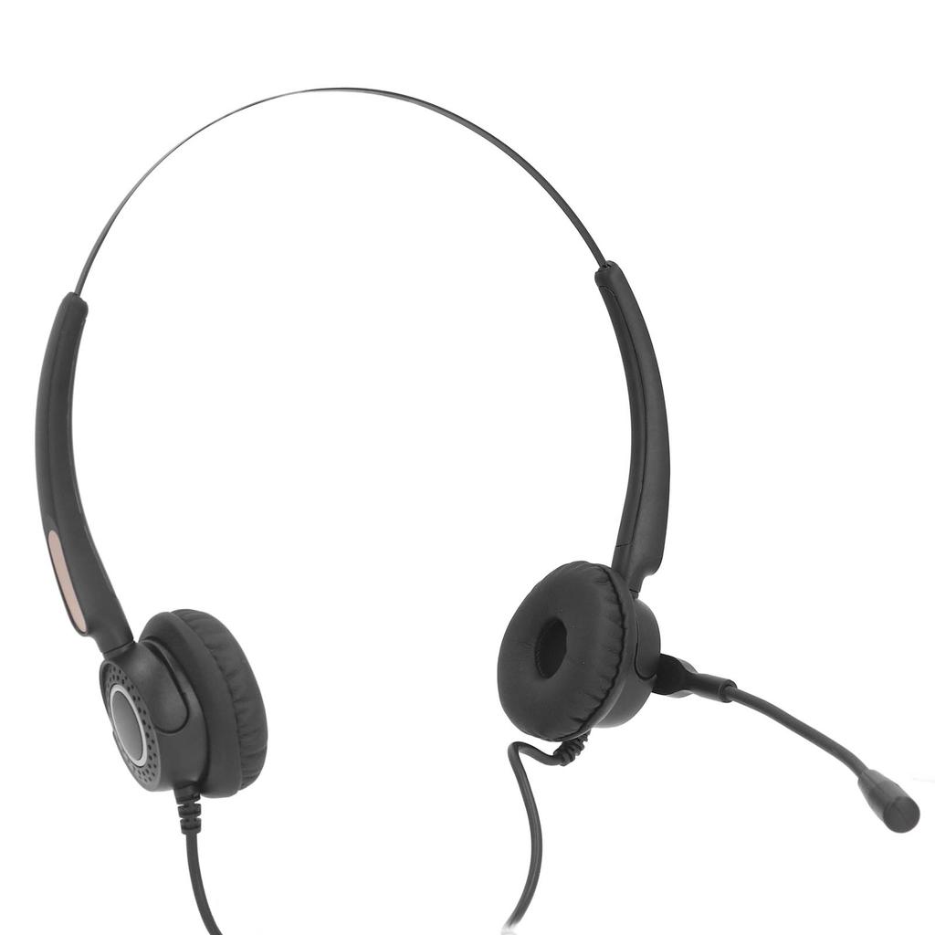 Проводная телефонная гарнитура с шумоподавлением, эргономичная, с регулировкой громкости, USB-компьютерная гарнитура для