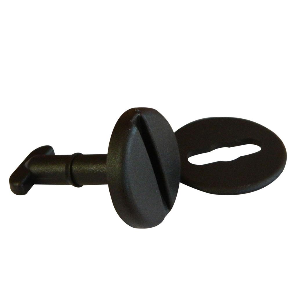 ECF2635 10 Pieces Floormat Twist Lock Clip and Washer Black for BMW 82119410191 51471881521