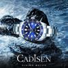 Cadisen 8207 Новые роскошные мужские часы высшего бренда с коробкой 200 м водонепроницаемые автоматические мужские механические часы