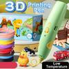 With 6M 1.75mm PCL Filaments 3D Printing Pen Low Print Temperature Drawing Pen 3D Pens  Children