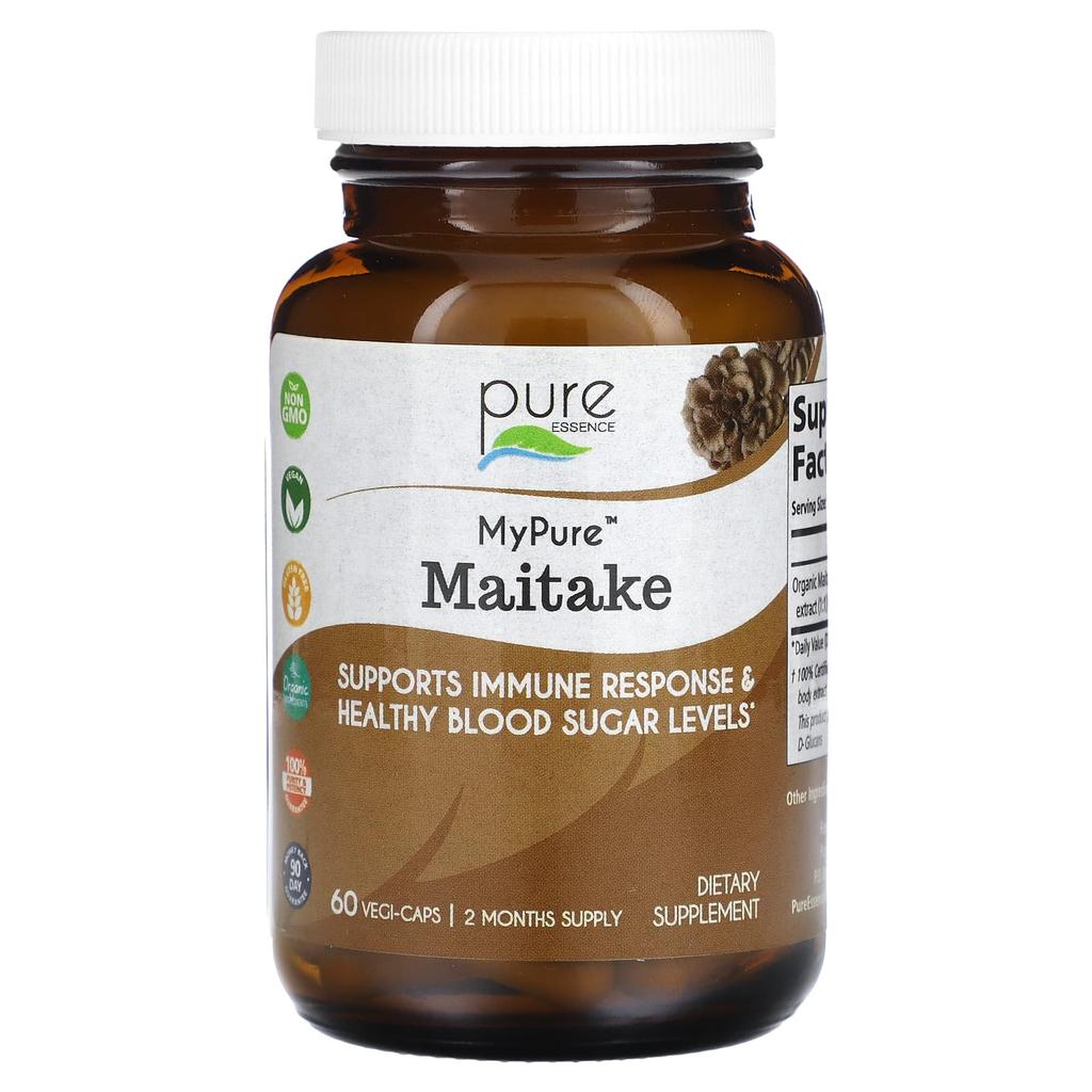 Mypure, Грибы, 500 мг, 60 растительных капсул
