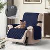 1 Seater Non-slip Recliner Sofa Cover Pet Dog Kid Armchair Mat Washable Quilted Recliner Chair Slipcovers Furniture Protector