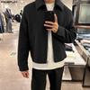 Мужские весенние тонкие повседневные куртки с длинным рукавом на молнии