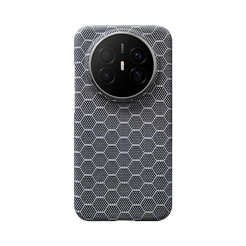 Роскошный чехол из углеродного волокна, однотонный, магнитный, для Mate 70 Air, противоударный, тонкий, с защитой от отпечатков пальцев, тисненый
