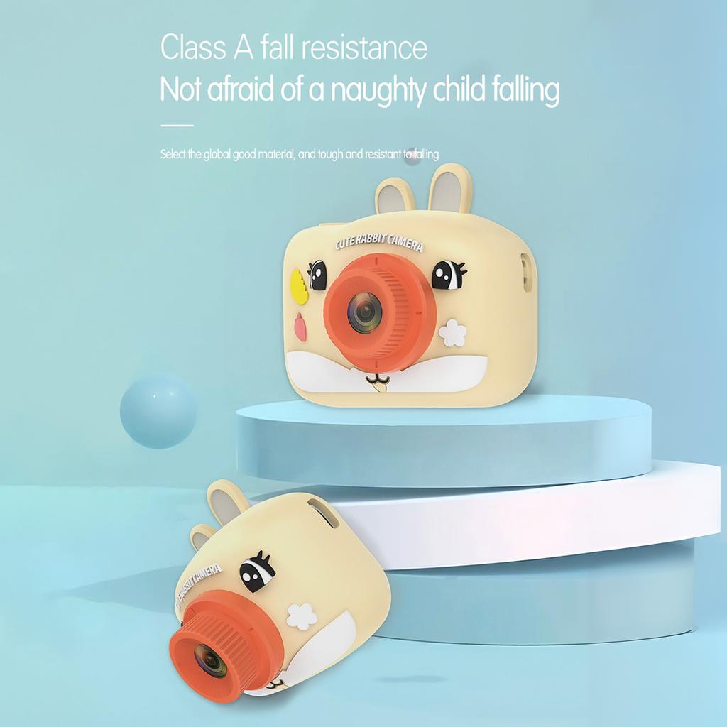 1080P Kids Digital Camera Digital Video Camera for Kids Dual Lens 2.0 Inch IPS Screen 8X Zoom