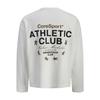 Jack And Jones Mens Athletic Club Ribbed Back Print Sweatshirt