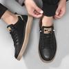 Fashion Hot Sale Male All-match Flats Genuine Leather Mens Sneakers 2024 New Men Casual Shoes High Quality Men's Outdoor Skate Shoes
