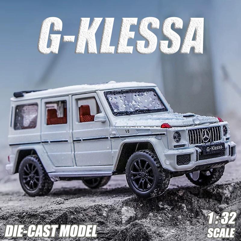РУМ1:Масштаб 32 Модель автомобиля Mercedes Benz G63 из сплава Световой и звуковой эффект Литая модель автомобиля Игрушки для мальчиков Игрушки для детей Подарок для мальчиков Машина для мальчиков