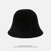 Bucket Hat Knitted Bucket Autumn and Winter Thermal Hat Children Simple Face Small Leisure Basin Hat