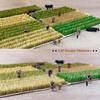 Farm Keeper Model Resin Miniature Farmers for 1/87 Scale DIY Scenery for Model Train Setups